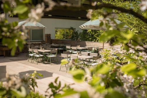 餐廳, Hotel B&B "Zur Schanz" in 埃布斯