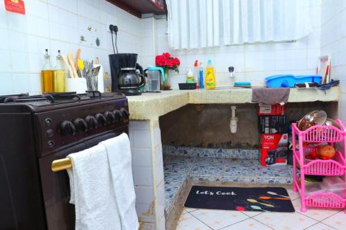 מטבח, Lux Suites Mtwapa Studio Apartments in Mtwapa