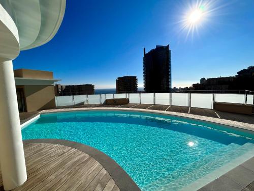 Luxueux Studio Neuf - Frontière Monaco - Piscine - Parking privé (Luxueux Studio Neuf - Frontiere Monaco - Piscine - Parking prive) in Monte Carlo