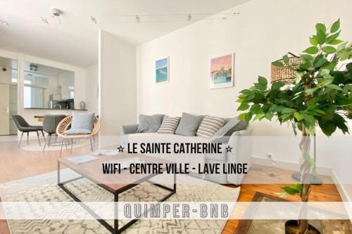 LE SAINTE CATHERINE - T2 - Calme - Wifi - Centre ville - Préfecture - Location saisonnière - Quimper