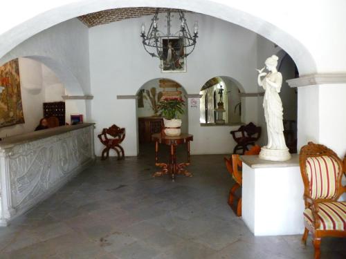 Lobby, Hotel Castillo de Santa Cecilia in Guanajuato