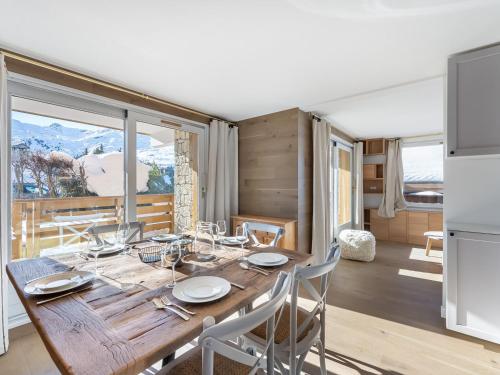 Appartement ski in/ski out à Méribel, parking couvert - FR-1-565-59