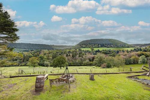 Kilátás, 2 x Double Bed Glamping Wagon in Dalby Forest in Cloughton
