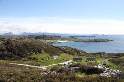 Exterior view, Myrtle Cottage in Achmelvich