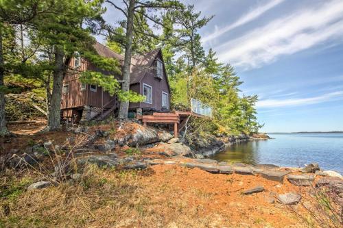 Charming Stop Island Cabin with Boat Dock and Beach!