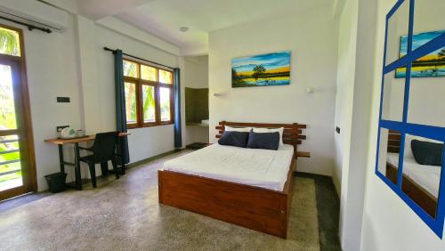 1 double bed