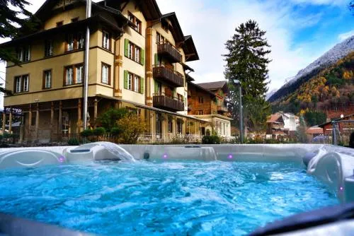 Alpenrose Hotel and Gardens in Wilderswil, Schweiz