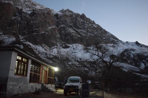A szálláshely kívülről, Siwakhat Huts in Chitral