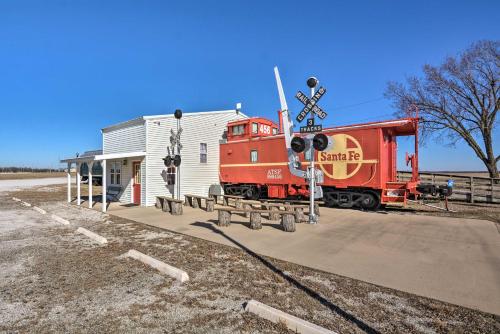 . Unique Joplin Gem: Converted Train Car Studio