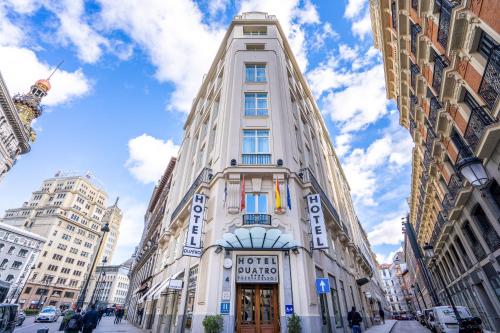 Hotellet från utsidan, Hotel Quatro Puerta del Sol in Madrid