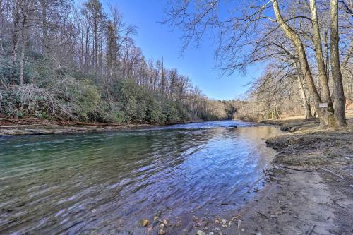 Spruce Pine Riverfront Rental Deck and 2 Fire Pits! in Spruce Pine, USA