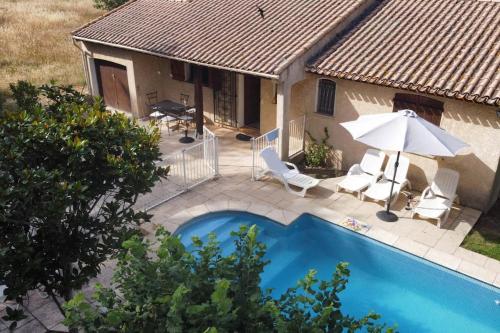 'Villa Nizas' with private pool and garden.