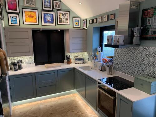 Konyha, Luxury Studio Cottage at Foot of Yorkshire Wolds in York Külváros