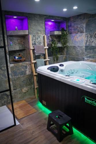 Nuit de la sagesse "jacuzzi terrasse et parking privé" 1