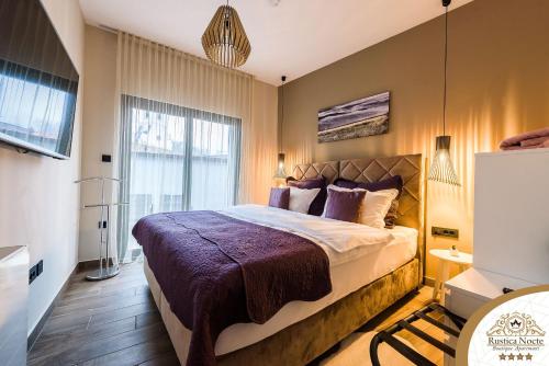 Bed, Rustica Nocte Boutique Apartments in Slavonski Brod