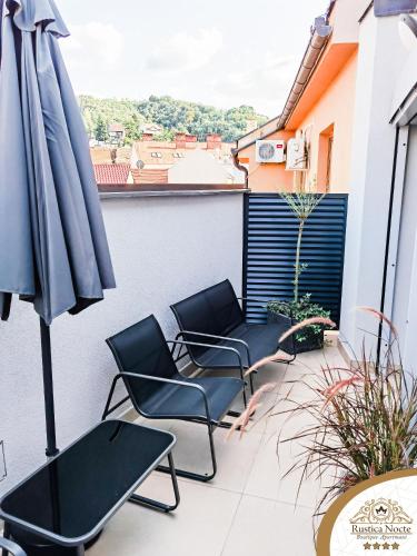 Balcony/terrace, Rustica Nocte Boutique Apartments in Slavonski Brod