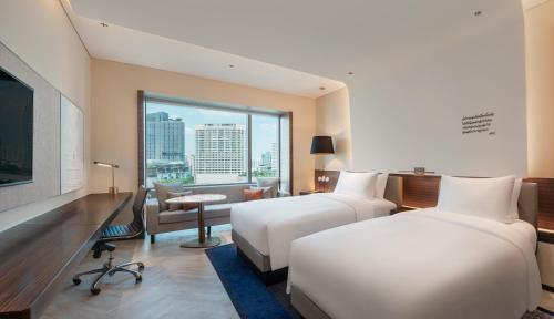 2 twin beds