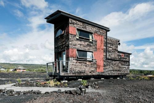THE PHOENIX HOUSE - EPIC Tiny Home Gem on Volcanic Lava Field!