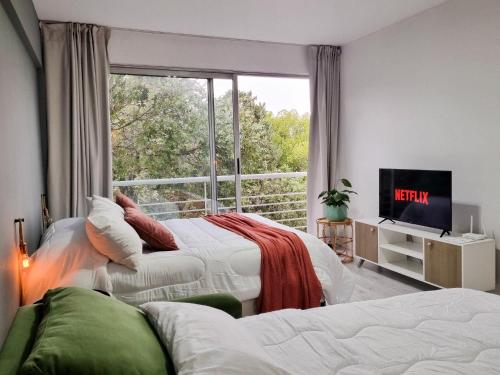 1 double bed, 1 sofa bed
