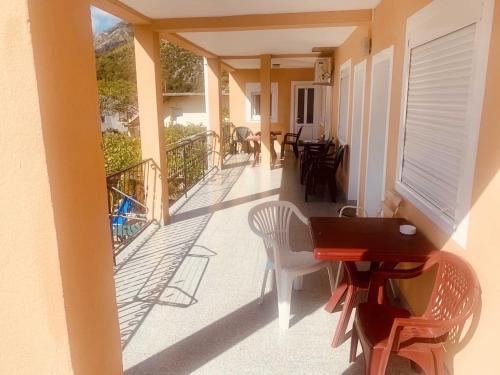 Balkon/teras, Apartments in villa Viktoria in Brca