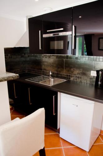 Kitchen, Emeraude Residence Hoteliere in Juan-les-pins