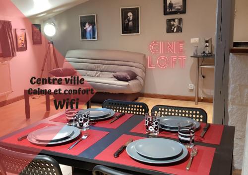 Ciné Loft 55 m2 Centre Ville - Location saisonnière - Châlons-en-Champagne