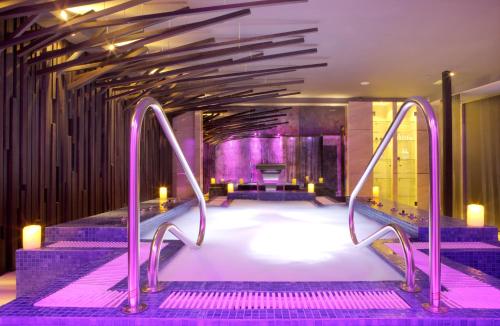 熱水浴池, 特萊科薩斯酒店 (Hotel Las Treixas) in 普埃夫拉德薩納夫裡亞