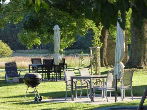 陽台/露台, Ferienhaus Gut Rattelvitz Insel Rügen (Ferienhaus Gut Rattelvitz Insel Rugen) in 金格斯特