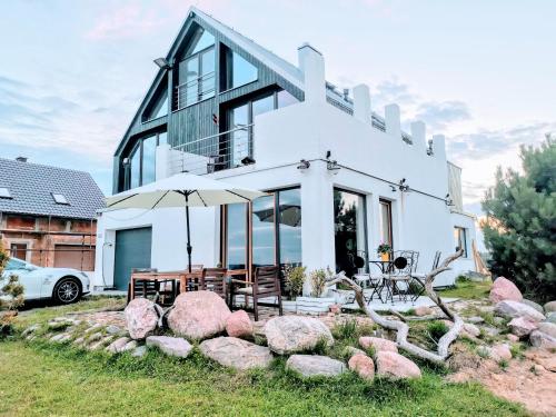 Exterior view of House of Freedom with Sea view sauna and jacuzzi
