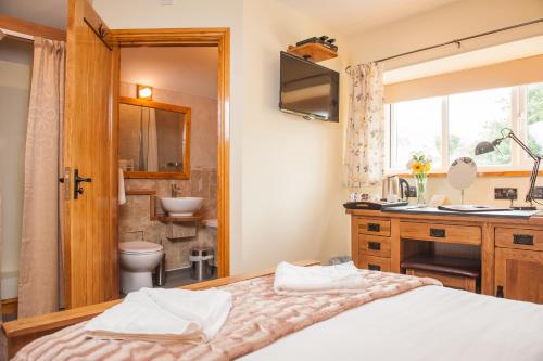 Fürdőszoba, The Little Crown Inn in Pontnewynydd