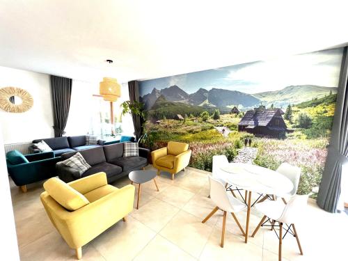 gedeelde lounge/tv-ruimte, Willa Wójcik Apartamenty i Pokoje (Willa Wojcik Apartamenty i Pokoje) in Sromowce Nizne