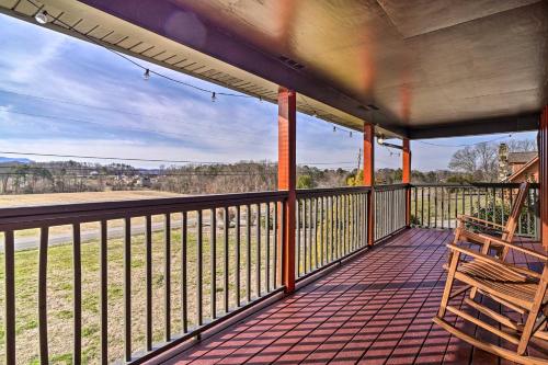 Sevierville Cabin with Hot Tub and Home Theater!