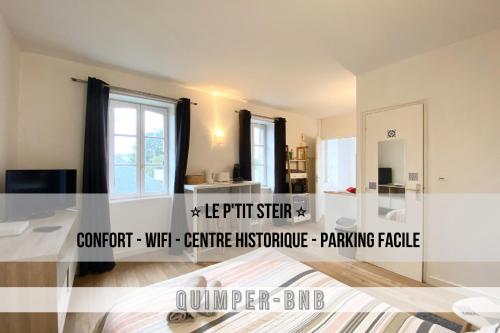 le Ptit Steir - Calme - Wifi - Centre Ville - Entree Autonome - Location saisonnière - Quimper