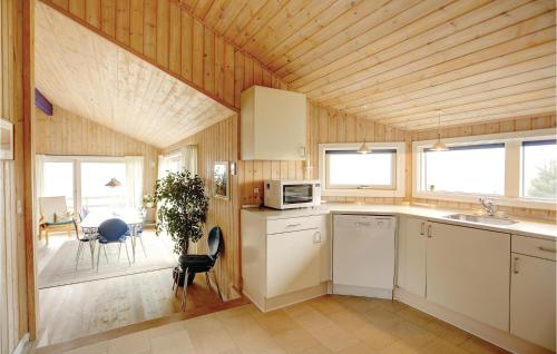 Kitchen, Four-Bedroom Holiday Home In Allinge in Allinge