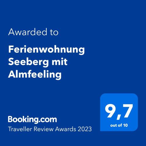 Ferienwohnung Seeberg mit Almfeeling