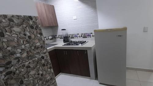 virtuve, J79 Apartamentos Cerca al Parque Deportivo-pista de BMX- Pista patinaje velocidad- Complejo Acuático (J79 Apartamentos - Cerca al Parque Deportivo -Pista BMX- Pista Patinaje Velocidad - Coliseo Mayor - ) in El Salado