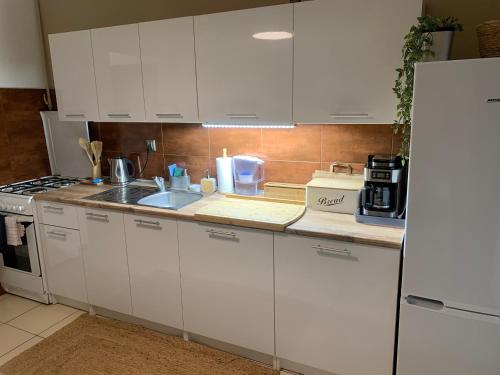 ห้องครัว, Apartament Joanna 2 parter blisko Prezero, dworca in กลิวิซ