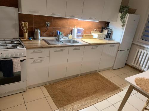 ห้องครัว, Apartament Joanna 2 parter blisko Prezero, dworca in กลิวิซ