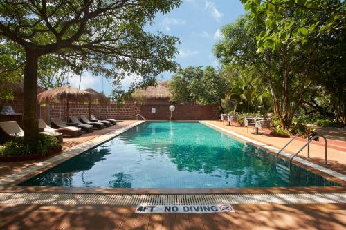 Swimming pool, Larisa resort Ashwem in Mandrem