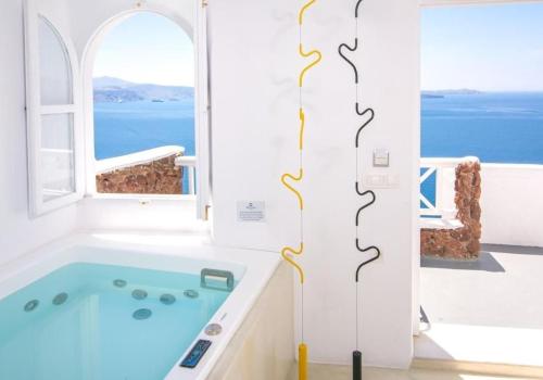 Luxury Santorini Villa Villa Cozy 1 Bedroom Indoor Plunge Pool & Caldera View Oia Santorini