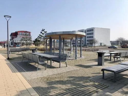"Apartment - FerienOase" mit Blick auf Yachthafen in Burgtiefe auf Fehmarn , Deutschland