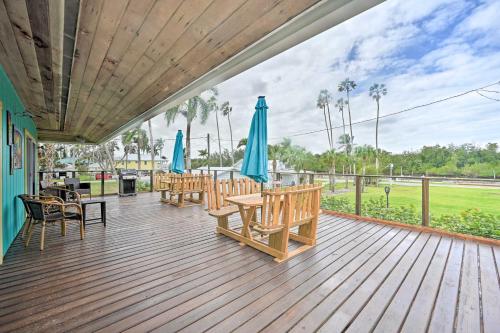 Everglades Getaway with Deck and Water Views!