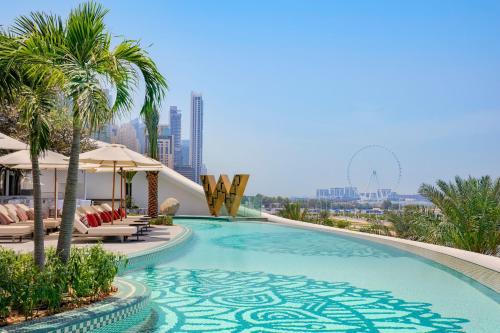 Swimming pool, W Dubai - Mina Seyahi, Adults Only in Jumeirah Beach