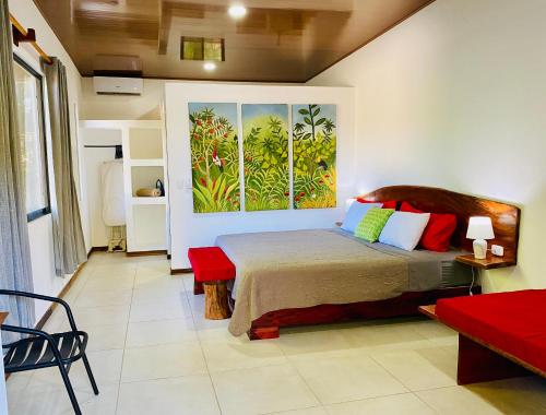 Casa Antema Tamarindo, maison luxe, piscine, jungle, yoga, gym in Városközpont