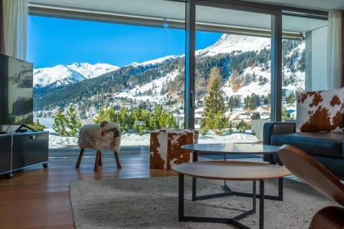 Luxury Davos Apartment for 4 - Panorama Terrace & 5 Star Hotel Spa in Davos, Schweiz
