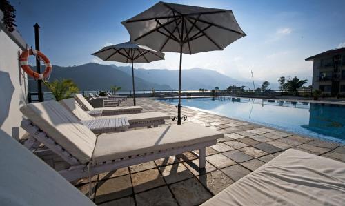 Swimming pool, Waterfront Resort by KGH Group in Pokhara