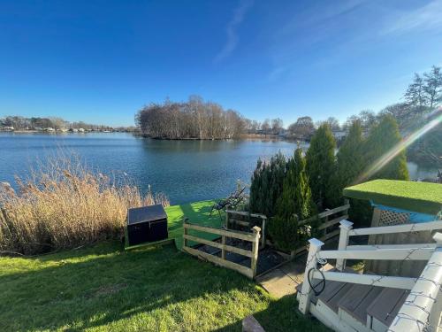 Lakeside Retreat 1 with hot tub, private fishing peg situated at Tattershall Lakes Country Park