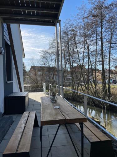 Udsigt, Ferienwohnung Horloffblick in Hungen