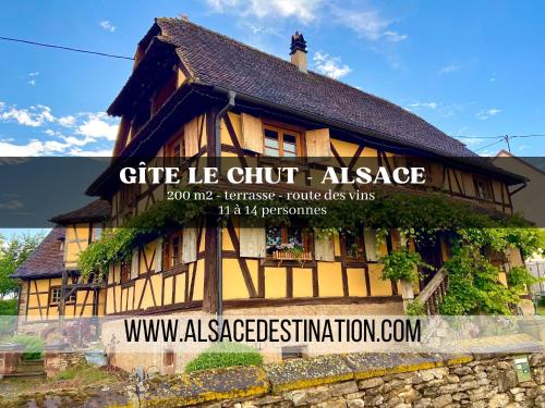 Gîte Le Chut - Piscine chauffée - 11 à 14 personnes - Location saisonnière - Rangen