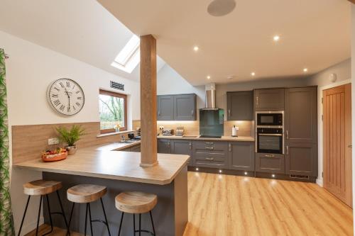 厨房, Lord Galloway 39 with Hot Tub in 纽顿斯图华特